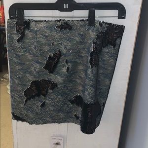 NWT Free people sequin skirt